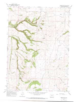 Horse Butte USGS topographic map 43107f2