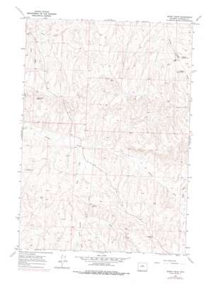 Henry Draw topo map