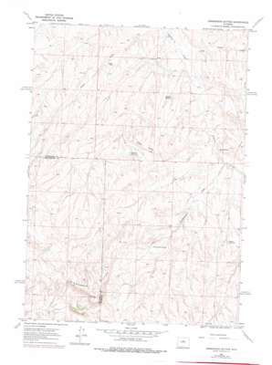 Zimmerman Buttes topo map