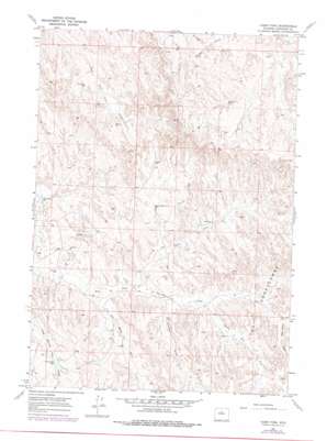 Cabin Fork USGS topographic map 43107h6