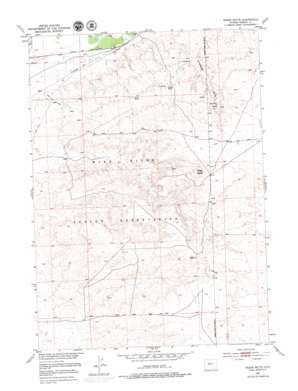 Indian Butte topo map