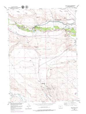 Argo Butte USGS topographic map 43108b8