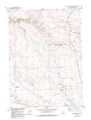 Lookout Butte Sw topo map