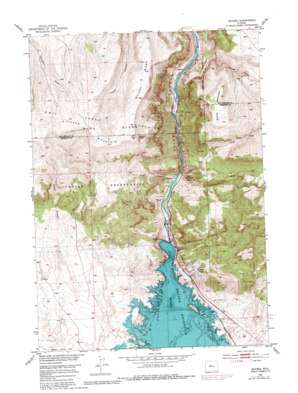 Boysen USGS topographic map 43108d2