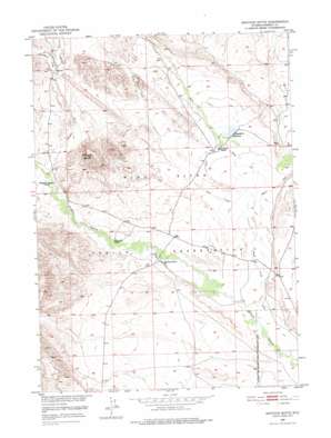 Shotgun Butte topo map