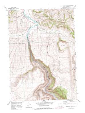 Wedding Of The Waters topo map