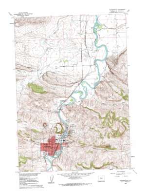 Thermopolis USGS topographic map 43108f2