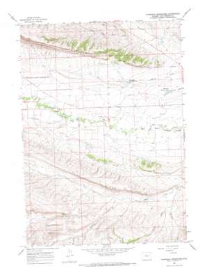 Thompson Reservoirs topo map
