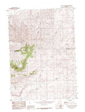 Cedar Mountain USGS topographic map 43108g1