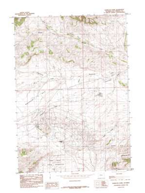 Hamilton Dome USGS topographic map 43108g5