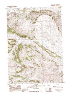 Grass Creek topo map