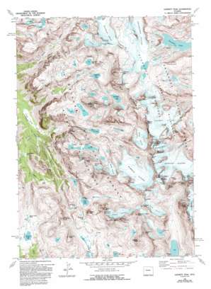 Gannett Peak USGS topographic map 43109b6