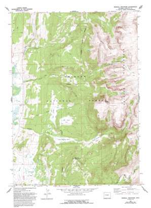 Kendall Mountain topo map