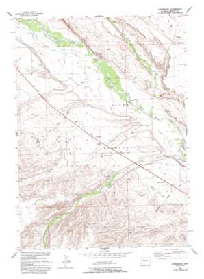 Crowheart USGS topographic map 43109c2