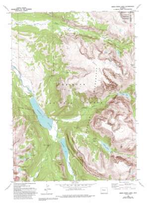 Green River Lakes USGS topographic map 43109c7