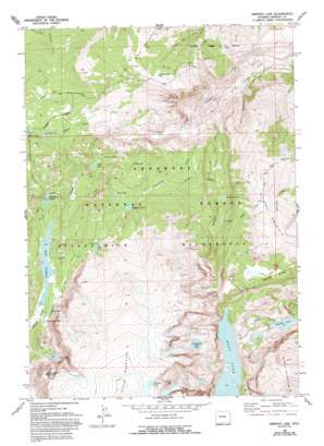 Simpson Lake topo map