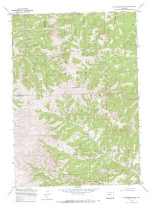 Cottonwood Peak USGS topographic map 43109g1