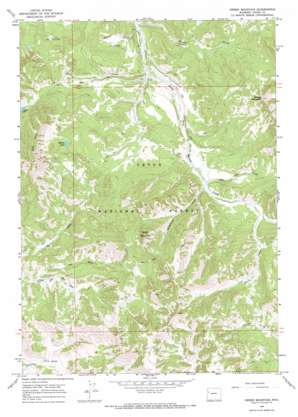 Green Mountain topo map