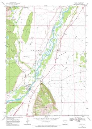 Moose USGS topographic map 43110f6
