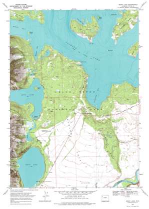 Jenny Lake topo map