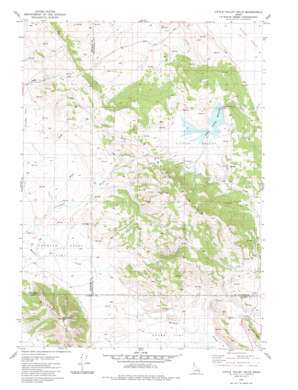 Little Valley Hills topo map