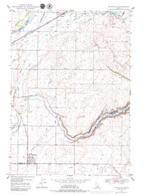 Newdale topo map