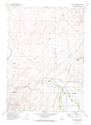 Buckskin Basin topo map