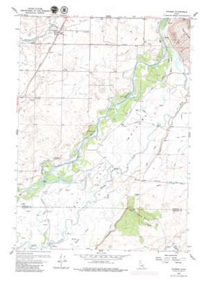 Pingree USGS topographic map 43112a5