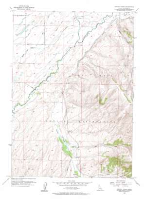 Lincoln Creek topo map