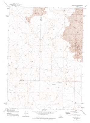 Rock Butte USGS topographic map 43112c8