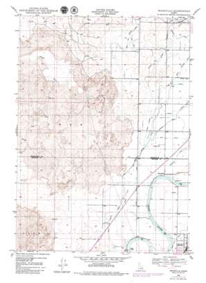 Woodville USGS topographic map 43112d2