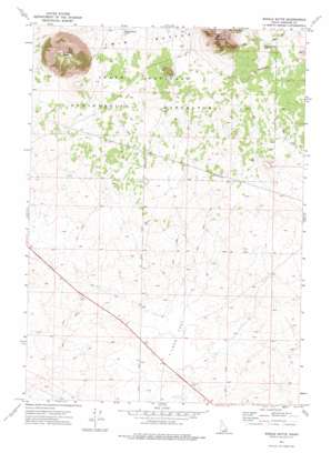Middle Butte USGS topographic map 43112d6