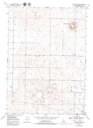 Shattuck Butte USGS topographic map 43112e2