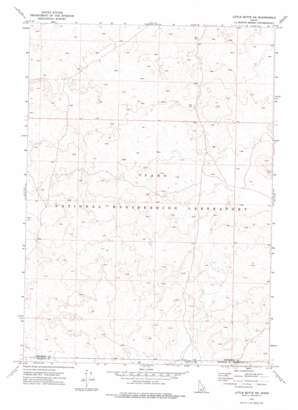 Little Butte NE USGS topographic map 43112f5