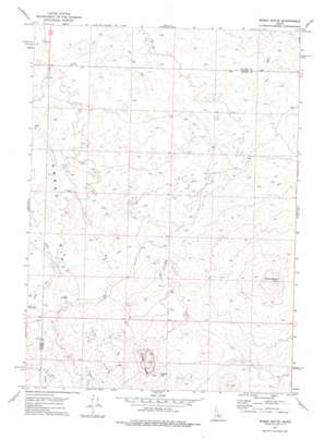 Mosby Butte topo map