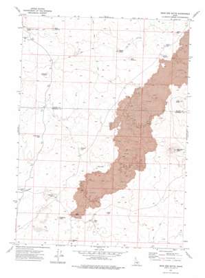 Bear Den Butte USGS topographic map 43113b5