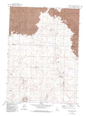 Wagon Butte USGS topographic map 43113b7