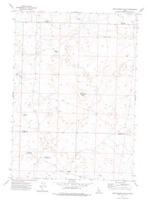 Serviceberry Butte USGS topographic map 43113c2