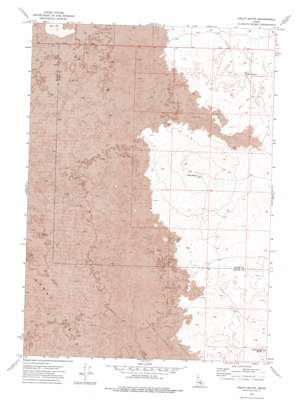 Pratt Butte topo map