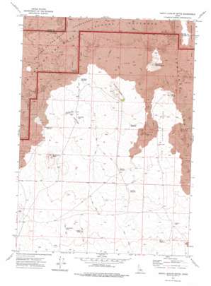 North Laidlaw Butte topo map