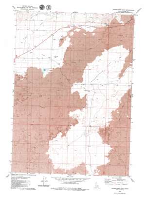 Paddelford Flat topo map