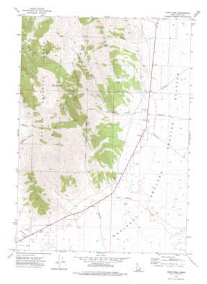 Howe Peak USGS topographic map 43113f1