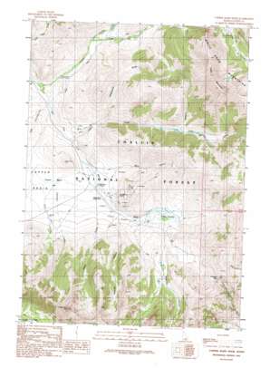 Copper Basin Knob topo map