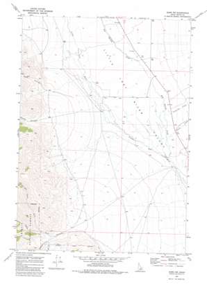 Howe Nw topo map