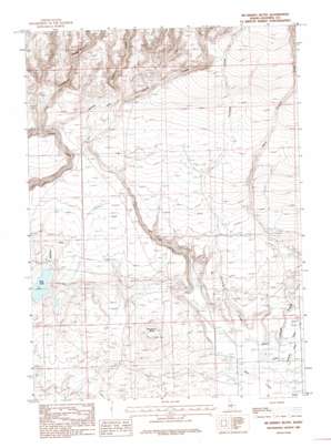 Mckinney Butte topo map