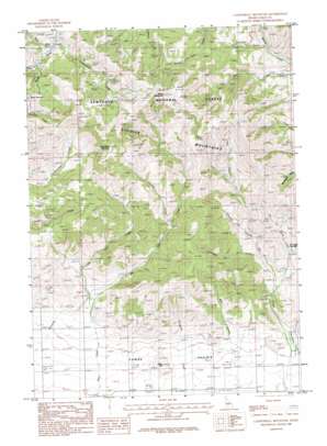 Cannonball Mountain USGS topographic map 43114d6