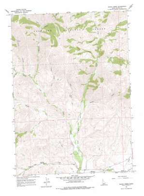 Baugh Creek USGS topographic map 43114e1