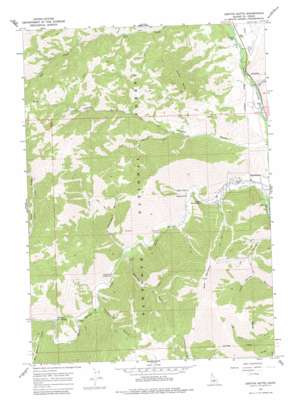Griffin Butte topo map