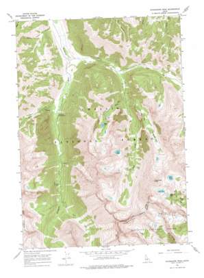Standhope Peak USGS topographic map 43114g1