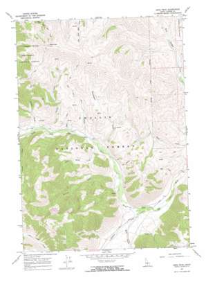 Herd Peak USGS topographic map 43114h2